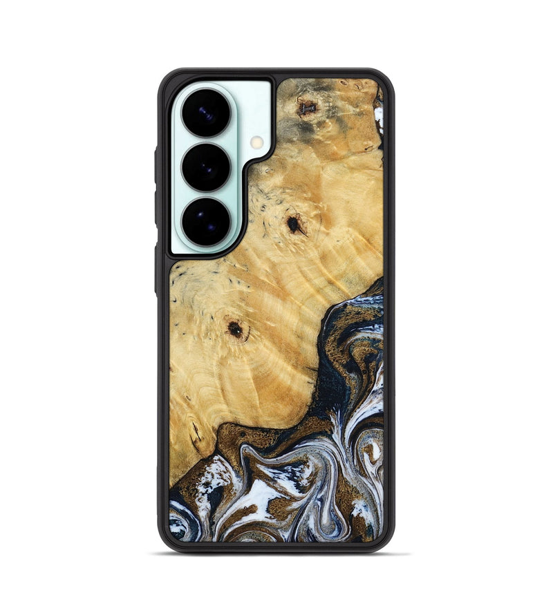 Galaxy S26 Wood Phone Case - Allen (Teal & Gold, 806658)