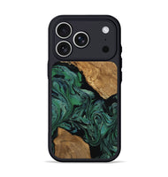 iPhone 17 Pro Wood Phone Case - Ali (Green, 806684)