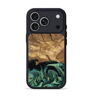 iPhone 17 Pro Wood Phone Case - Toby (Green, 806694)