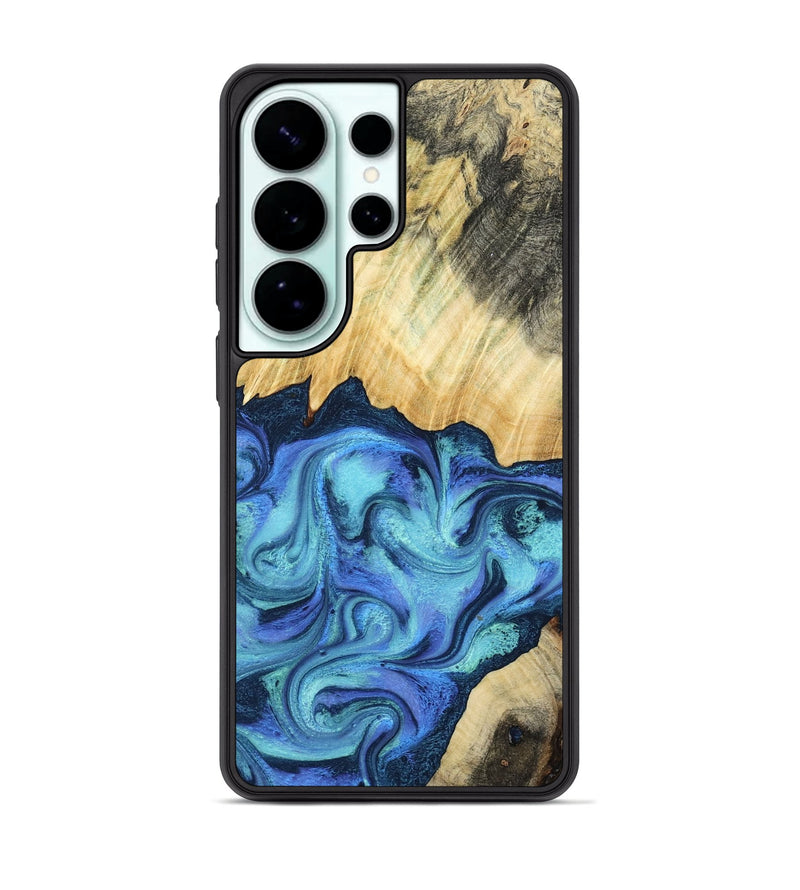 Galaxy S26 Ultra Wood Phone Case - Roxane (Blue, 806707)