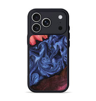 iPhone 17 Pro Wood Phone Case - Leah (Blue, 806714)