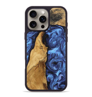 iPhone 16 Pro Max Wood Phone Case - Sam (Blue, 806718)