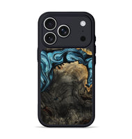 iPhone 17 Pro Wood Phone Case - Sophia (Blue, 806719)