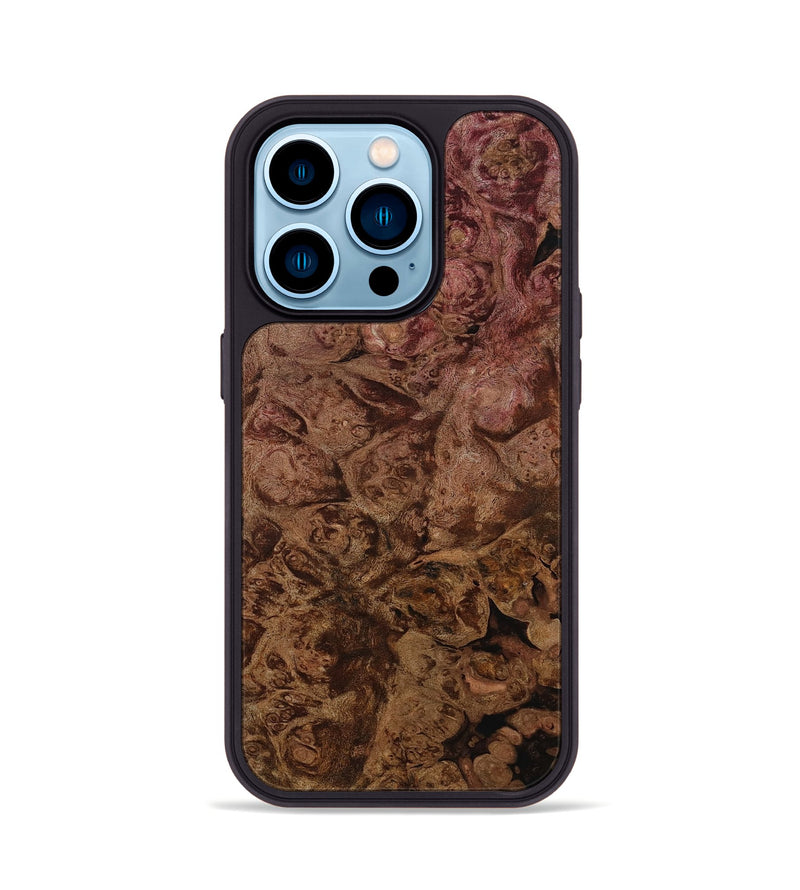 iPhone 14 Pro Wood Phone Case - Derrick (Wood Burl, 806835)