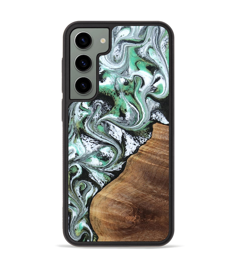 Galaxy S23 Plus Wood Phone Case - Jayden (Green, 806932)