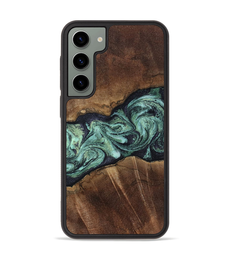 Galaxy S23 Plus Wood Phone Case - Maisie (Green, 806934)