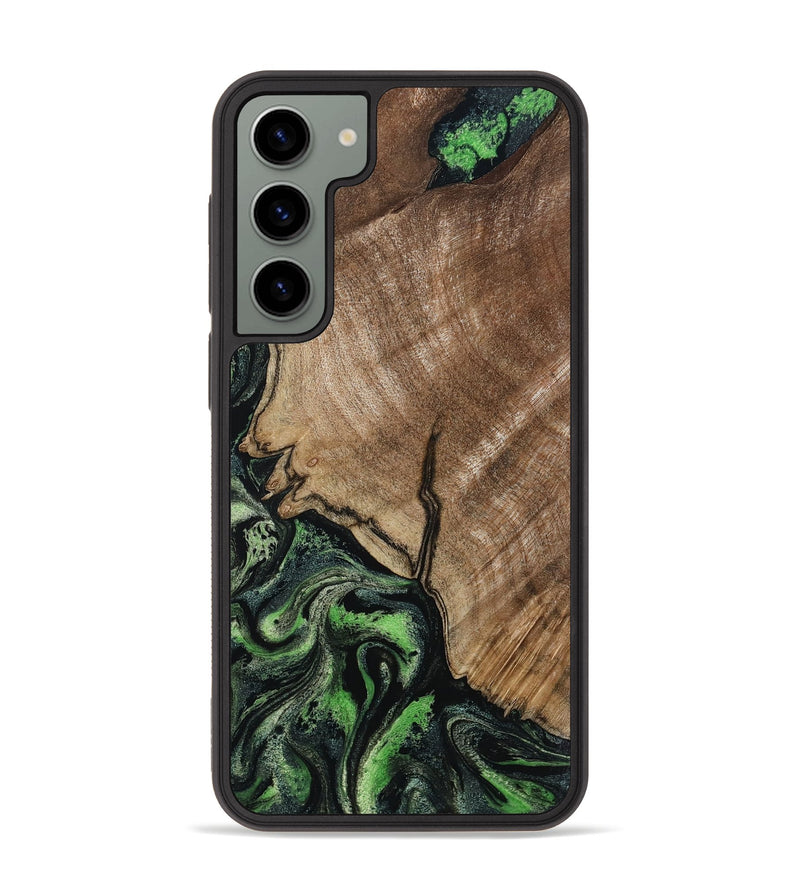 Galaxy S23 Plus Wood Phone Case - Cesar (Green, 806939)