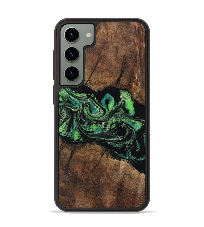 Galaxy S23 Plus Wood Phone Case - Jaunita (Green, 806942)