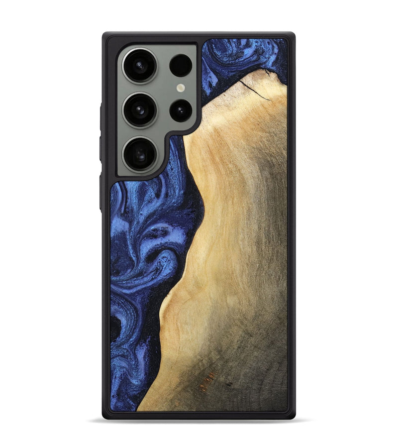 Galaxy S24 Ultra Wood Phone Case - Myrtie (Blue, 806952)