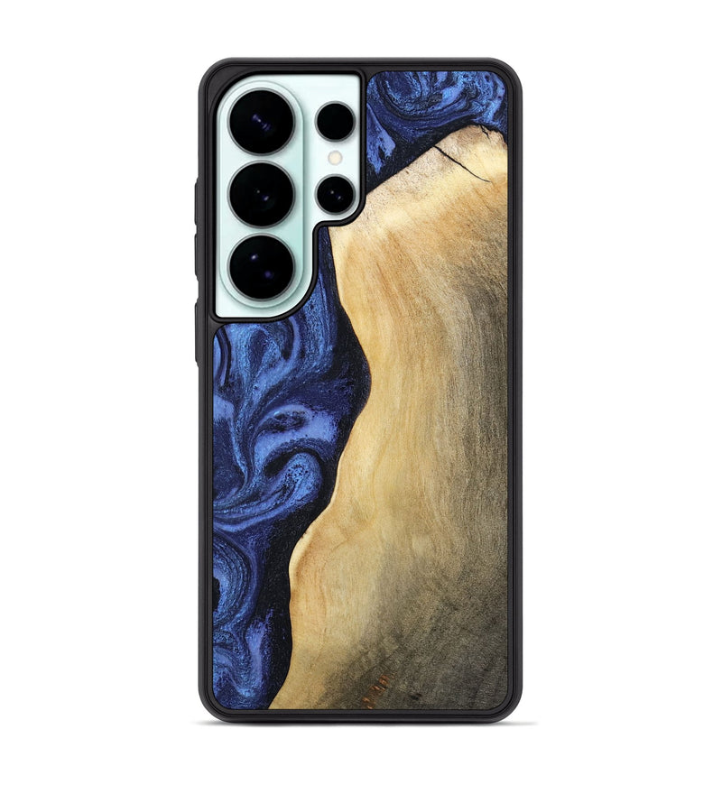 Galaxy S26 Ultra Wood Phone Case - Myrtie (Blue, 806952)