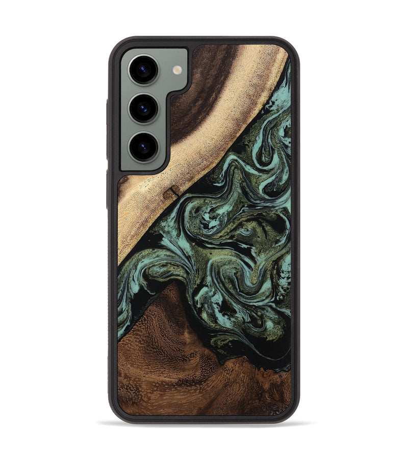 Galaxy S23 Plus Wood Phone Case - Jettie (Green, 806955)