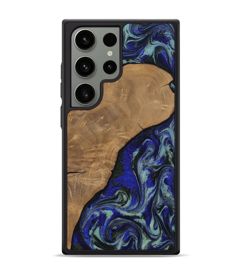 Galaxy S24 Ultra Wood Phone Case - Aurora (Blue, 806964)