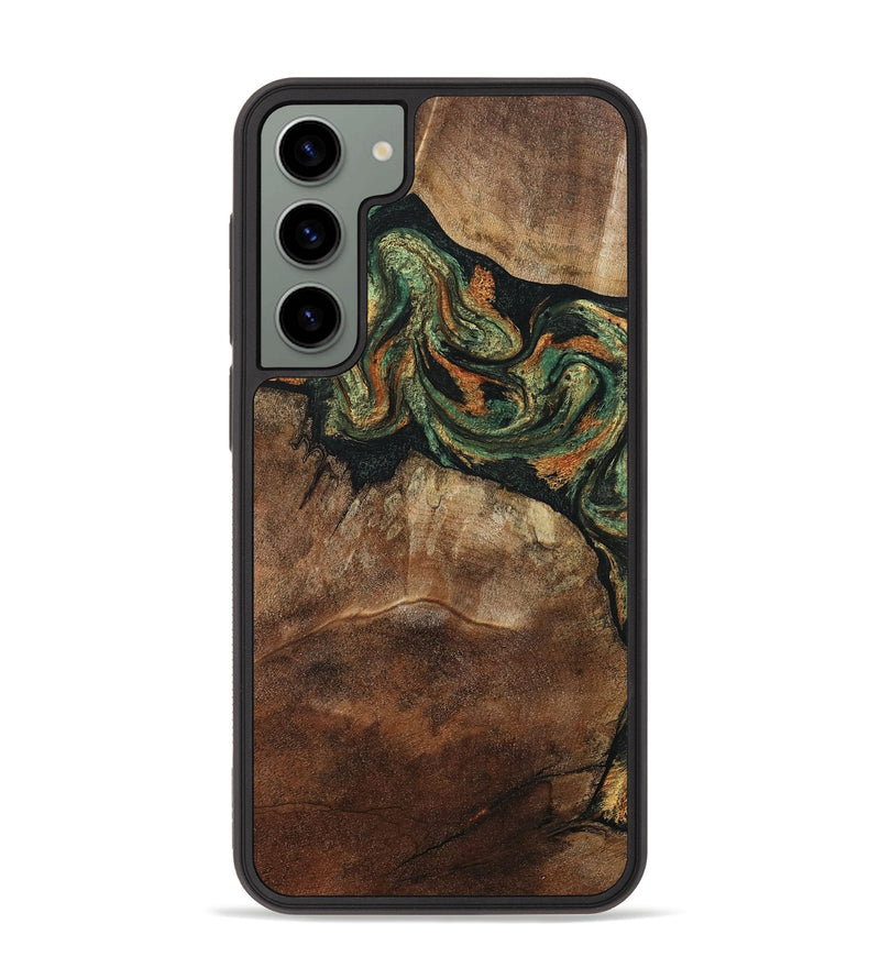 Galaxy S23 Plus Wood Phone Case - Lionel (Green, 806965)
