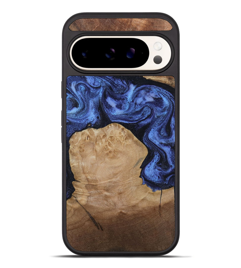 Pixel 10 Pro XL Wood Phone Case - Kaiden (Blue, 806976)