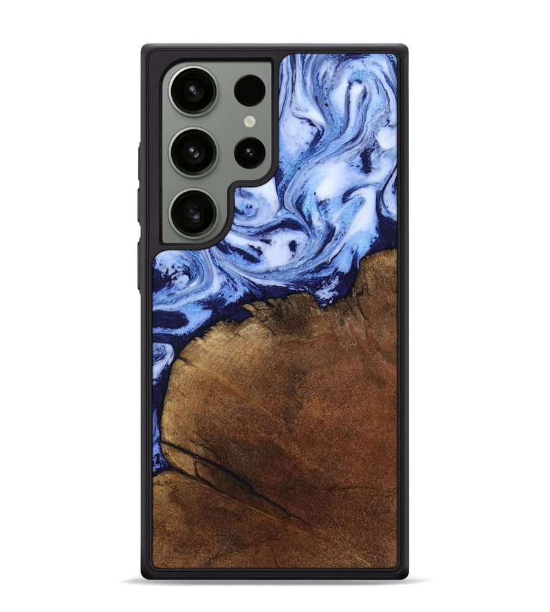 Galaxy S24 Ultra Wood Phone Case - Addison (Blue, 806984)