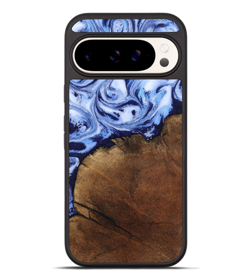 Pixel 10 Pro XL Wood Phone Case - Addison (Blue, 806984)