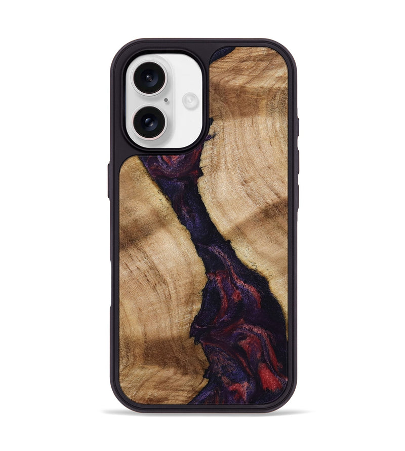 iPhone 17 Wood Phone Case - Howard (Purple, 807011)