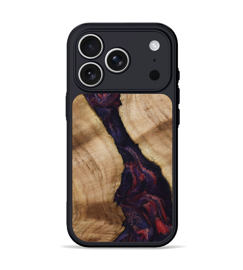 iPhone 17 Pro Wood Phone Case - Howard (Purple, 807011)