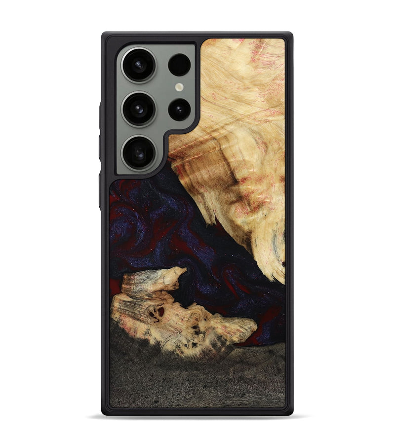 Galaxy S24 Ultra Wood Phone Case - Kannon (Red, 807019)