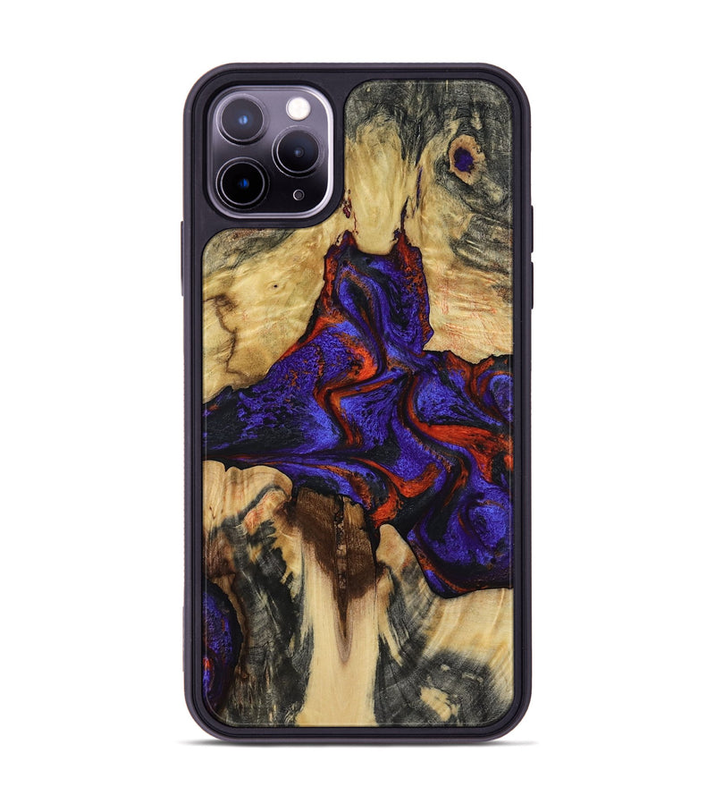 iPhone 11 Pro Max Wood Phone Case - Alfredo (Purple, 807023)