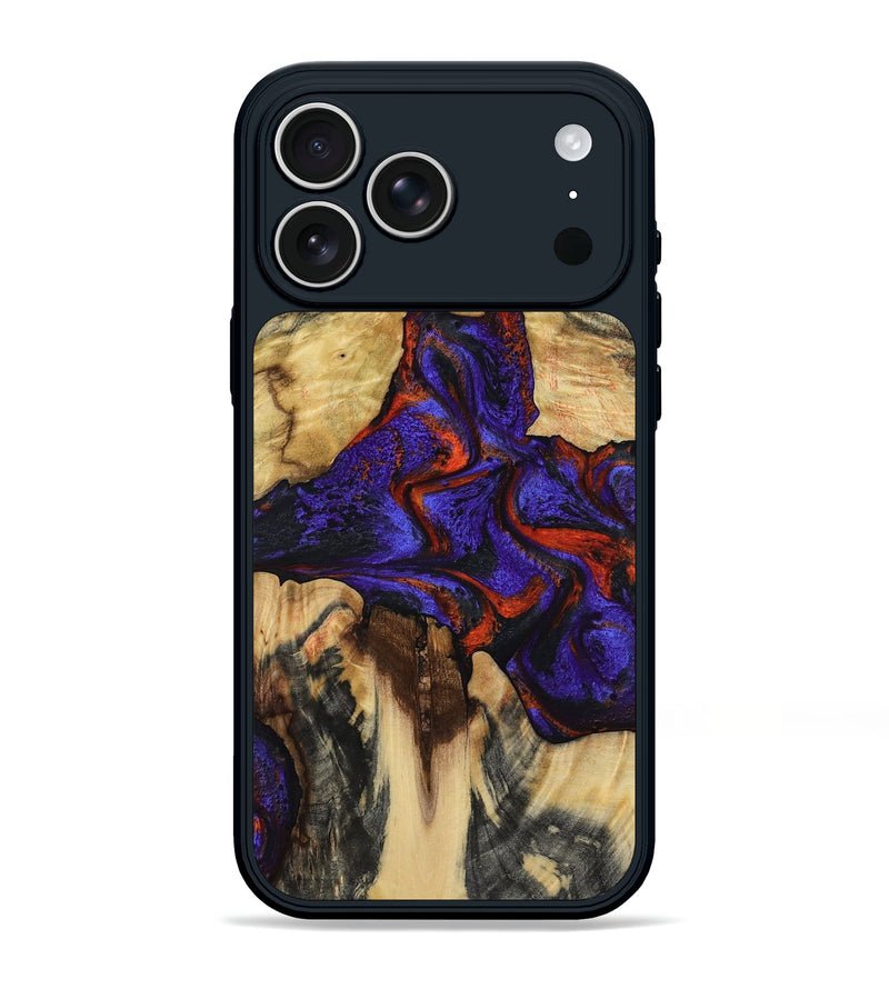 iPhone 17 Pro Max Wood Phone Case - Alfredo (Purple, 807023)