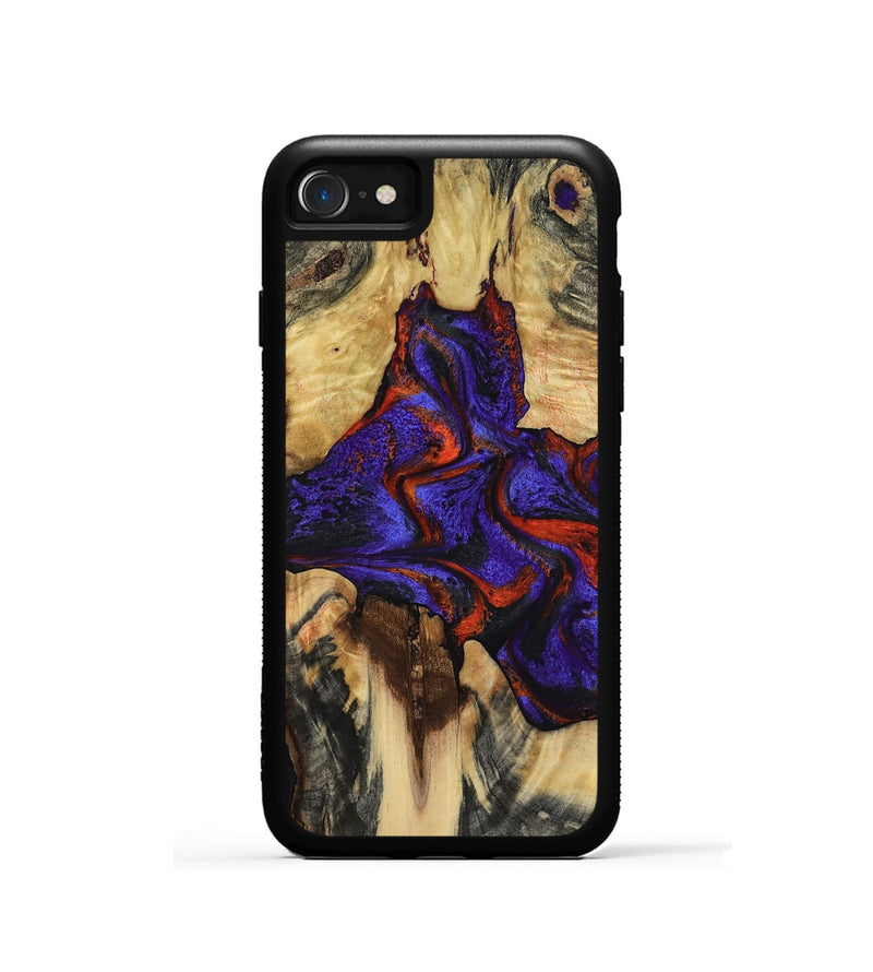 iPhone SE Wood Phone Case - Alfredo (Purple, 807023)