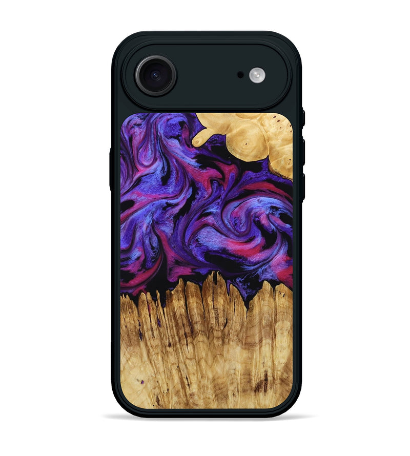 iPhone 17 Air Wood Phone Case - Jaelynn (Purple, 807025)