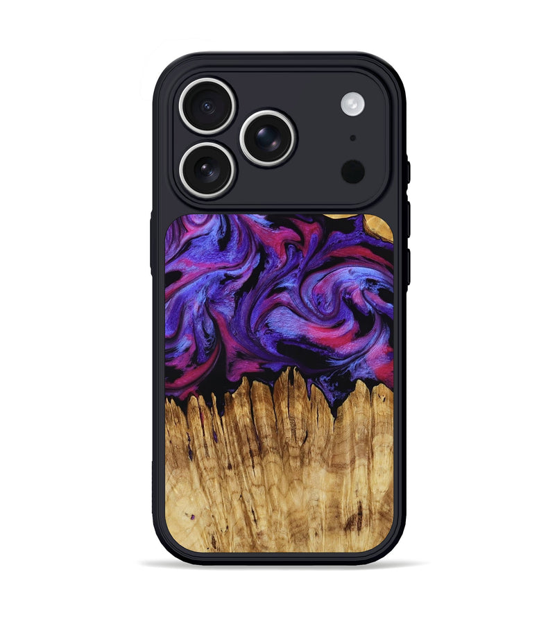 iPhone 17 Pro Wood Phone Case - Jaelynn (Purple, 807025)