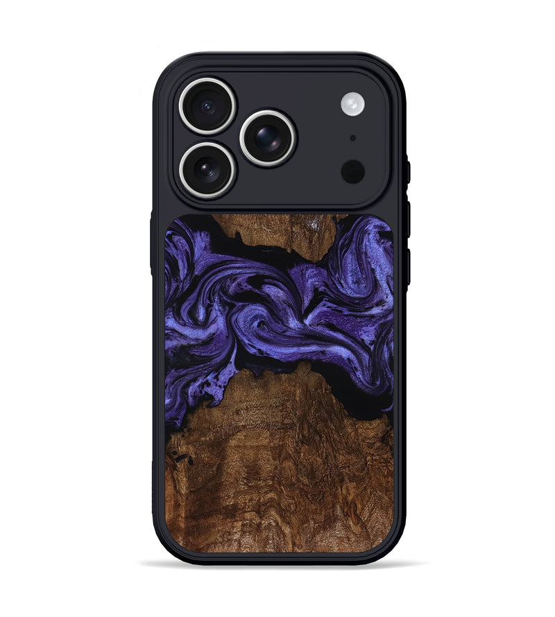 iPhone 17 Pro Wood Phone Case - Corinne (Purple, 807036)