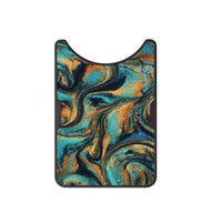 Alloy ResinArt Wallet - Estell (Teal & Gold, 807057)