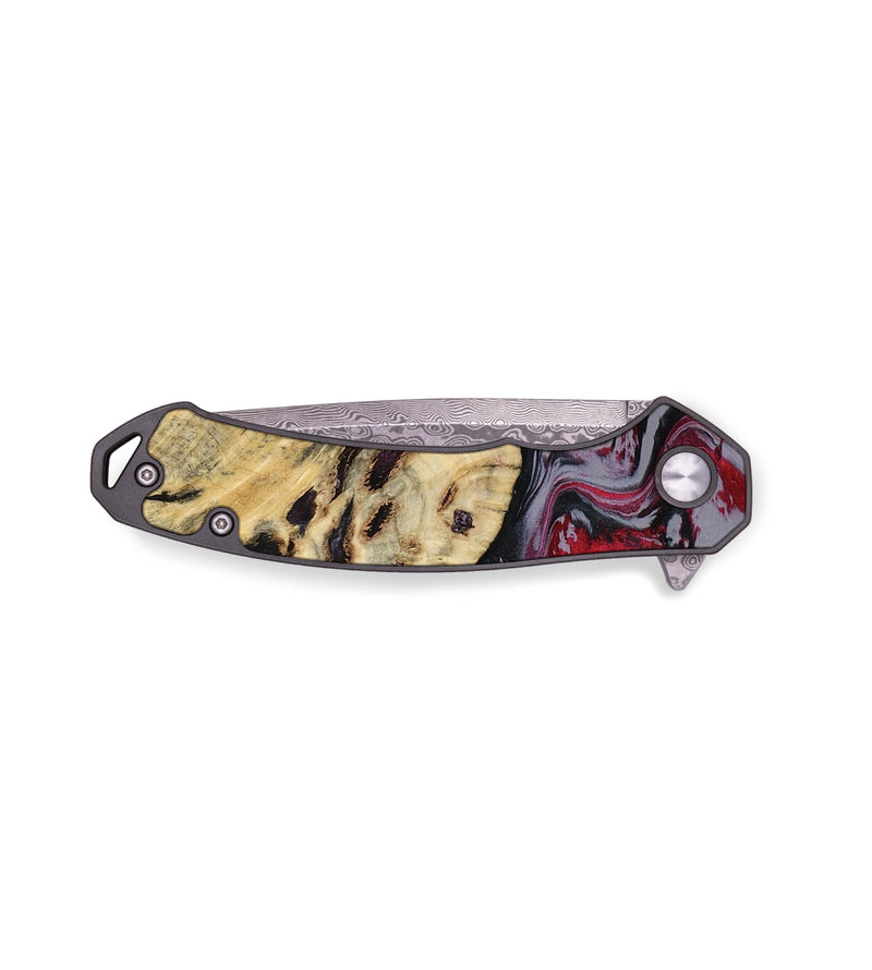 EDC Wood Pocket Knife - Leila (Red, 807093)