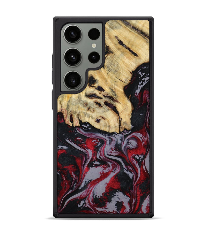 Galaxy S24 Ultra Wood Phone Case - Leila (Red, 807093)