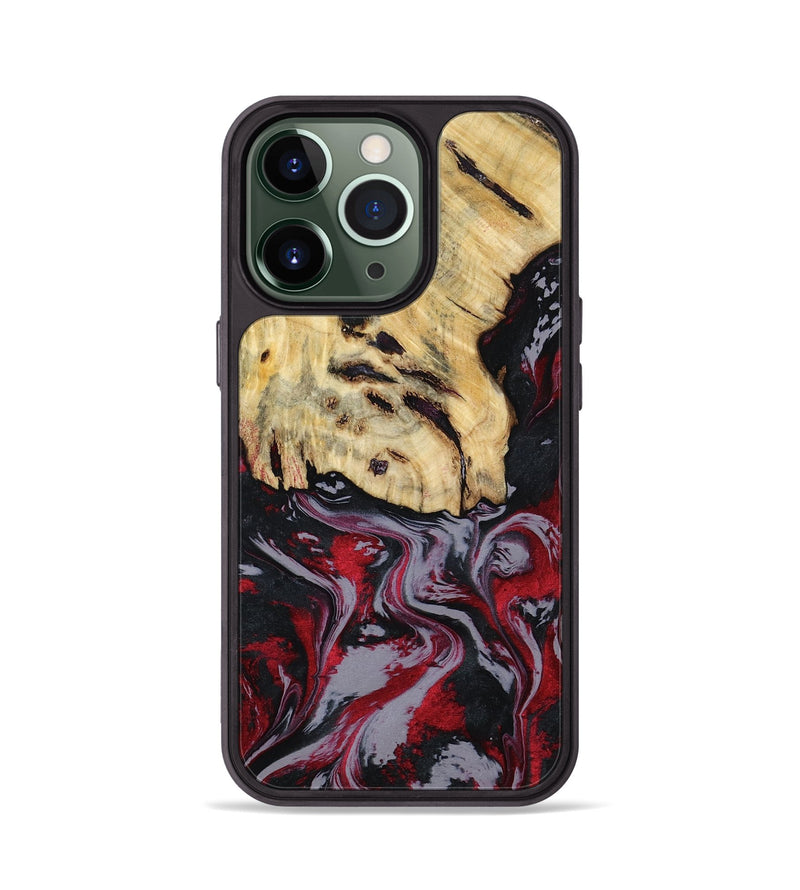 iPhone 13 Pro Wood Phone Case - Leila (Red, 807093)