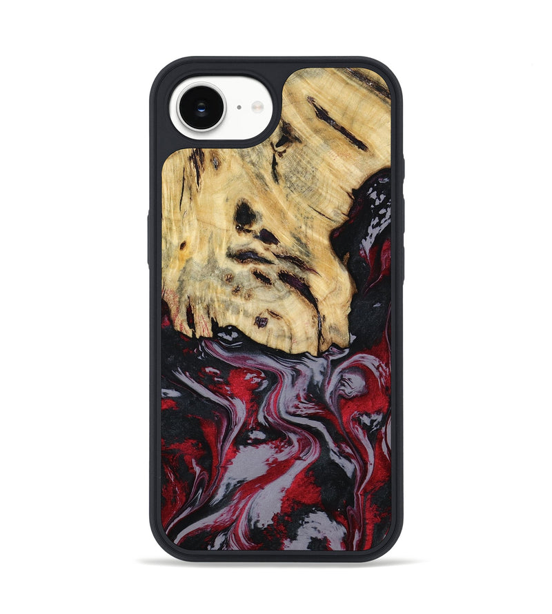 iPhone 16e Wood Phone Case - Leila (Red, 807093)