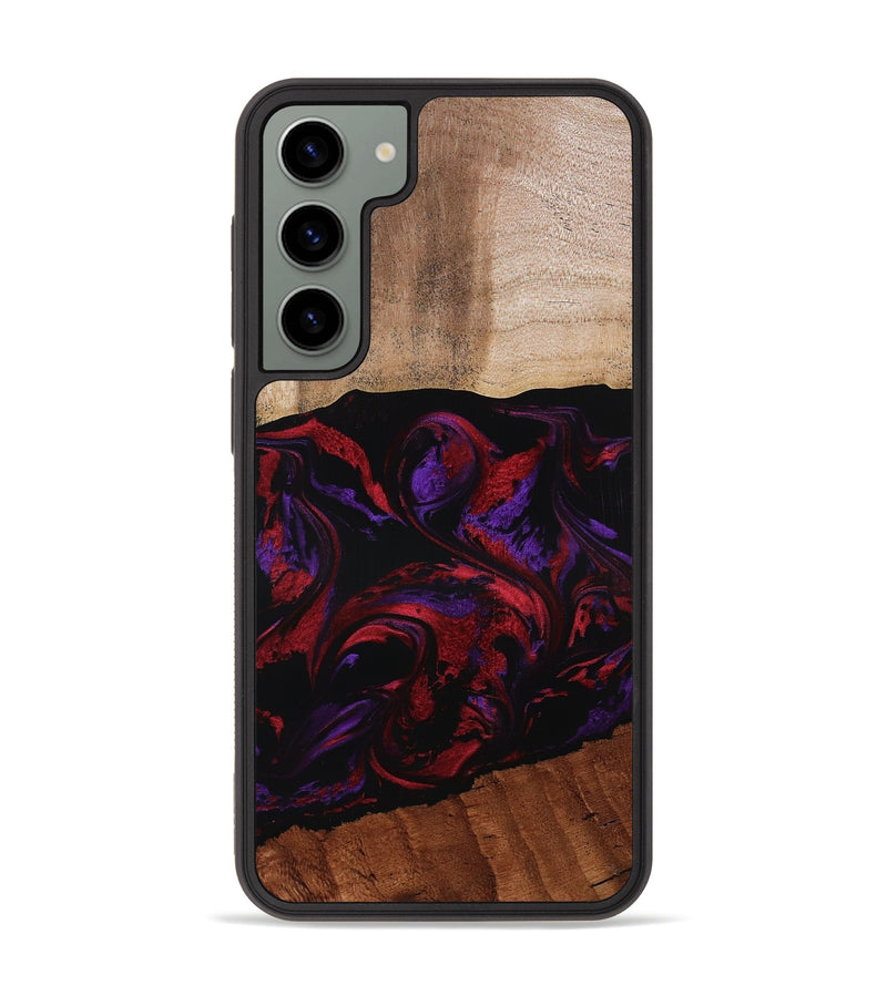 Galaxy S23 Plus Wood Phone Case - Agustin (Red, 807094)