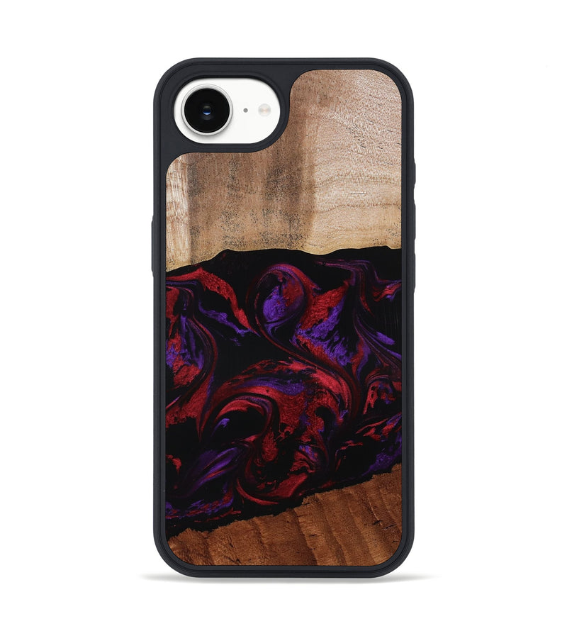 iPhone 16e Wood Phone Case - Agustin (Red, 807094)