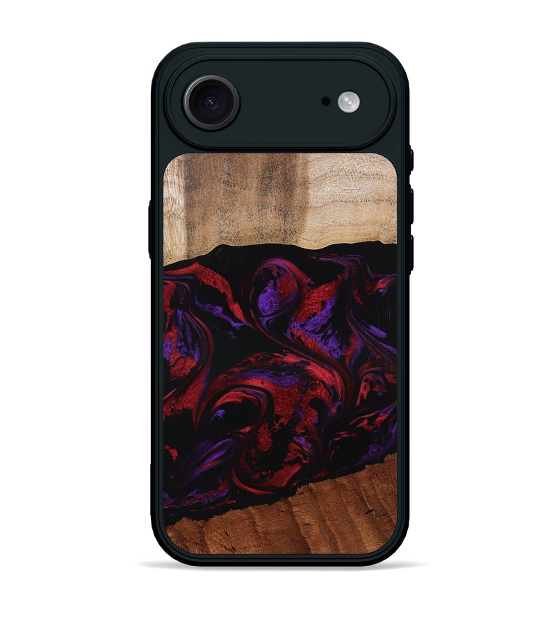 iPhone 17 Air Wood Phone Case - Agustin (Red, 807094)