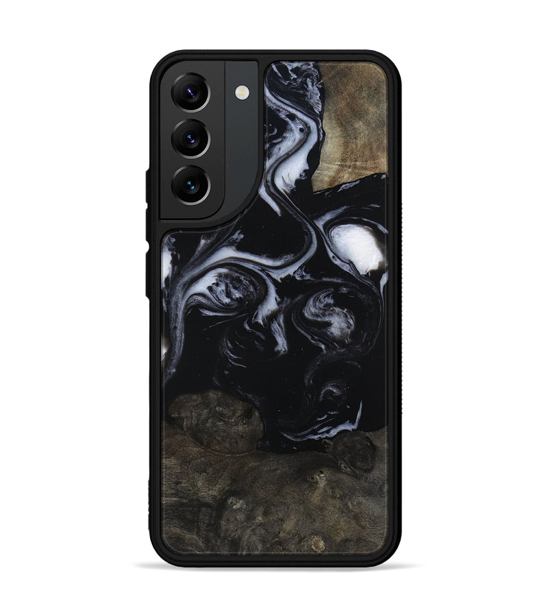 Galaxy S22 Plus Wood Phone Case - Alvina (Black & White, 807100)