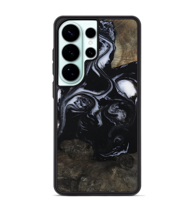 Galaxy S26 Ultra Wood Phone Case - Alvina (Black & White, 807100)