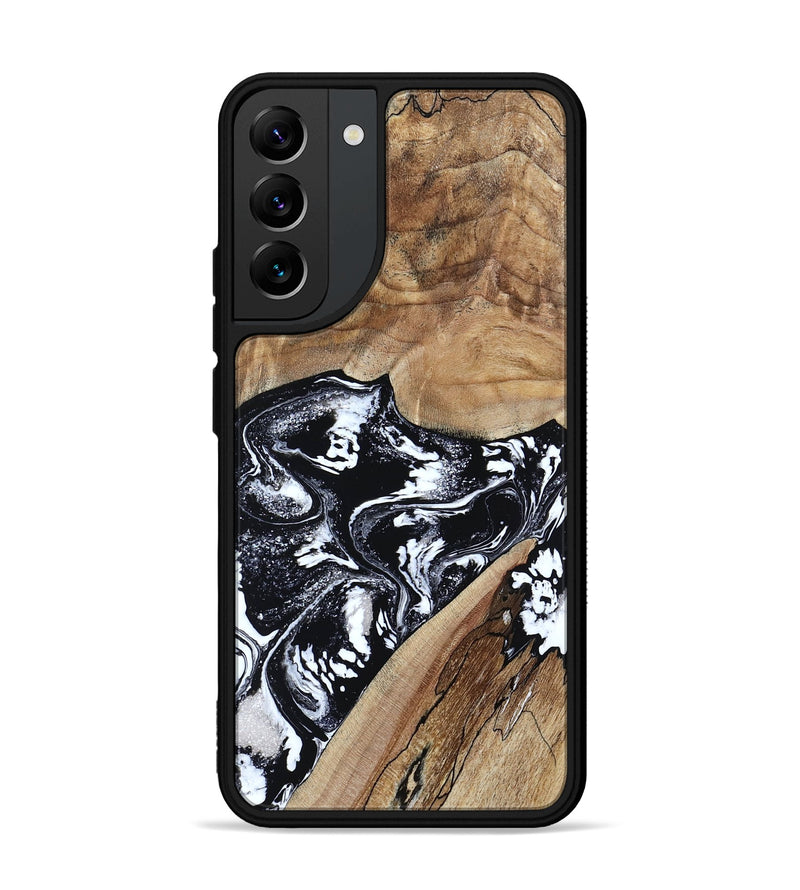 Galaxy S22 Plus Wood Phone Case - Cicero (Black & White, 807101)