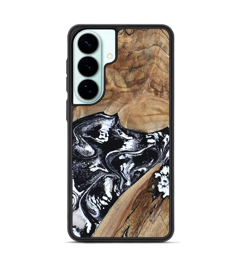 Galaxy S26 Plus Wood Phone Case - Cicero (Black & White, 807101)