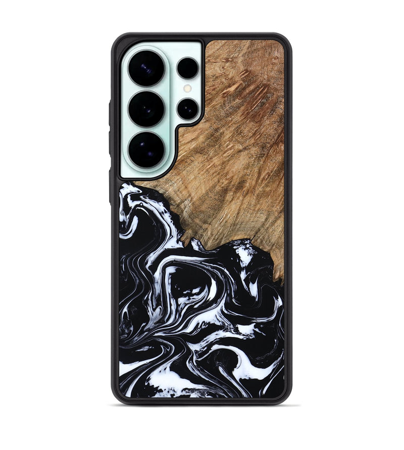 Galaxy S26 Ultra Wood Phone Case - Molly (Black & White, 807102)