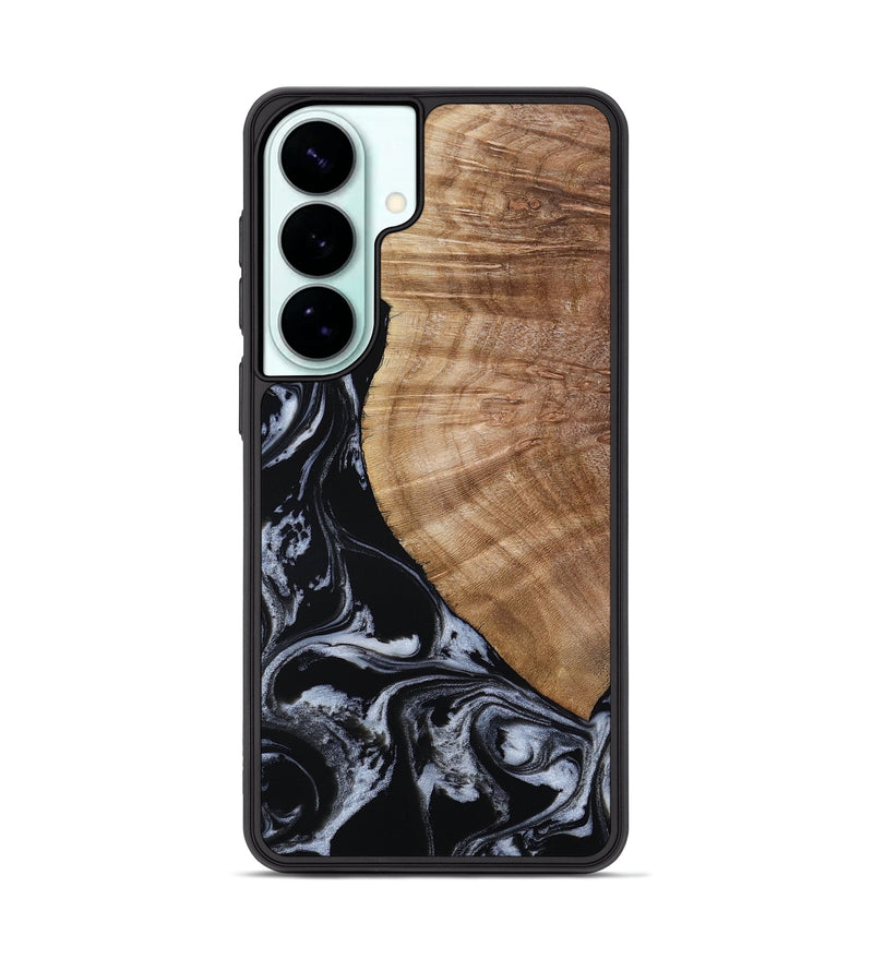 Galaxy S26 Plus Wood Phone Case - Ottilie (Black & White, 807103)