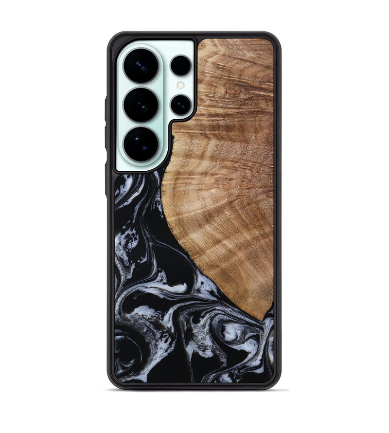 Galaxy S26 Ultra Wood Phone Case - Ottilie (Black & White, 807103)