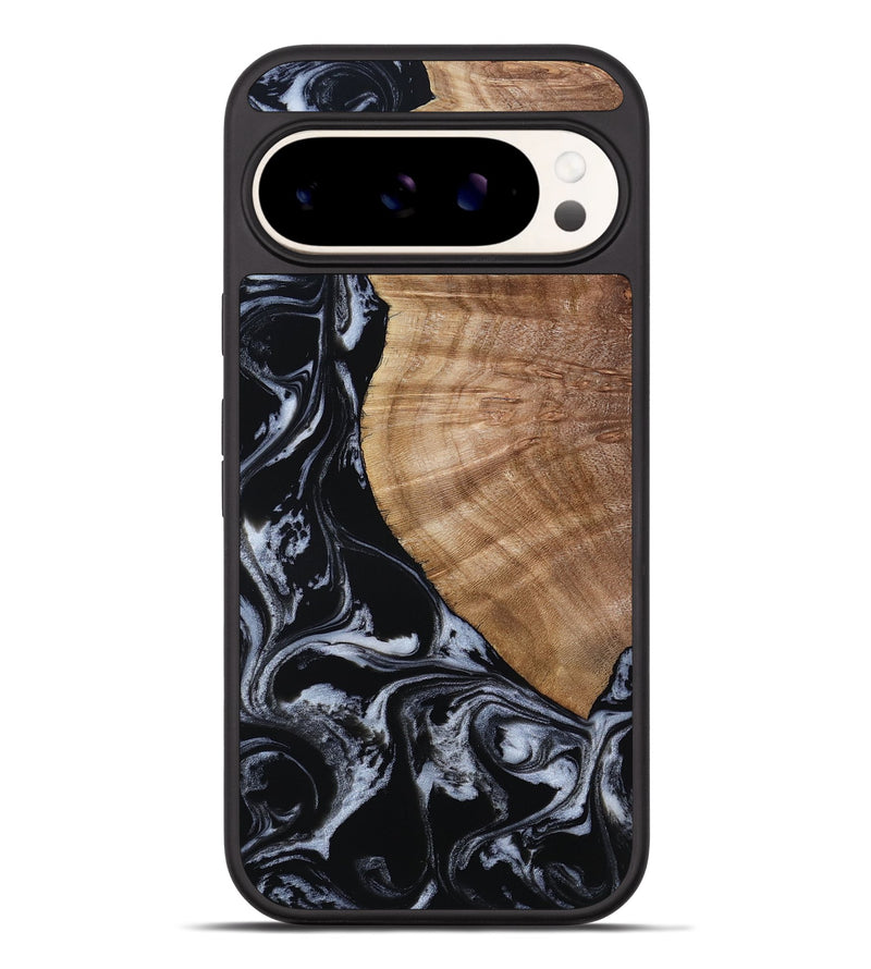 Pixel 9 Pro XL Wood Phone Case - Ottilie (Black & White, 807103)