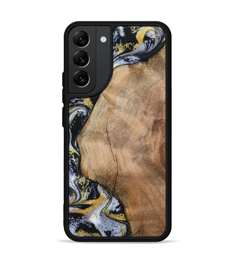 Galaxy S22 Plus Wood Phone Case - Daquan (Black & White, 807106)