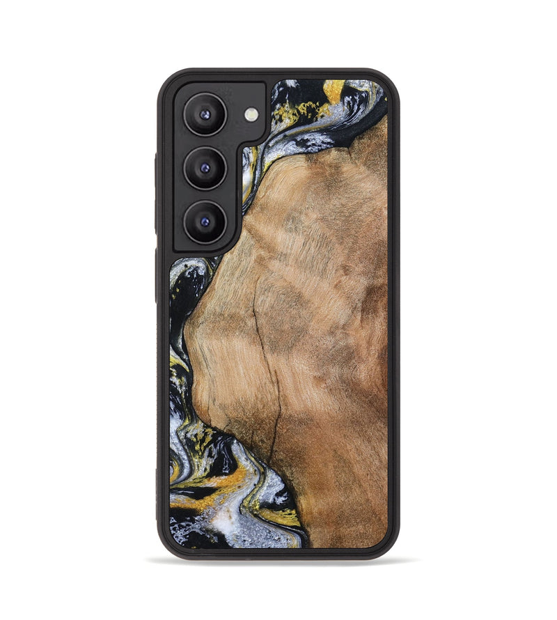 Galaxy S23 Wood Phone Case - Daquan (Black & White, 807106)