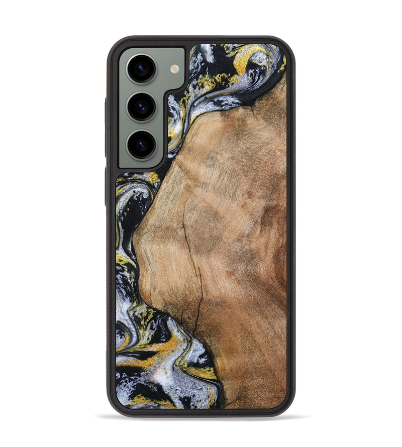 Galaxy S23 Plus Wood Phone Case - Daquan (Black & White, 807106)