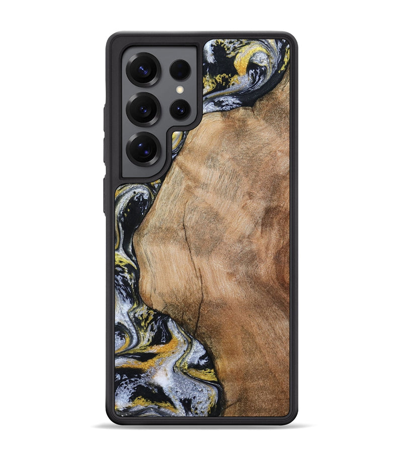 Galaxy S25 Ultra Wood Phone Case - Daquan (Black & White, 807106)