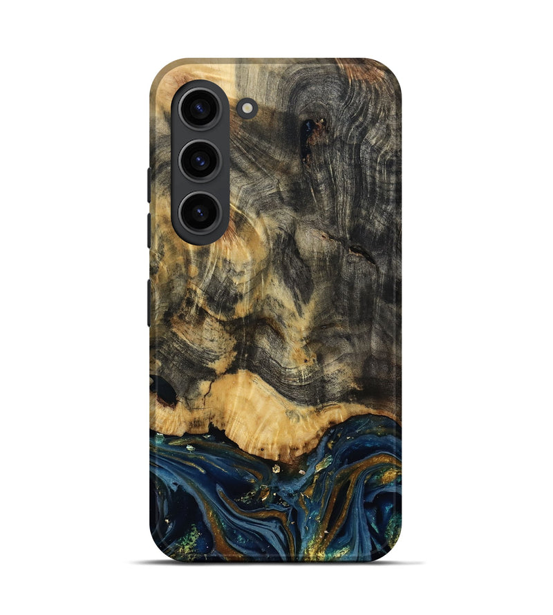 Galaxy S23 Wood Live Edge Phone Case - Debbie (Metallic, 807154)